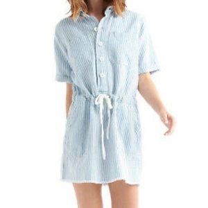 white a line linen dress French Connection Aspen Sleeveless A-Line Mini Dress main image 0